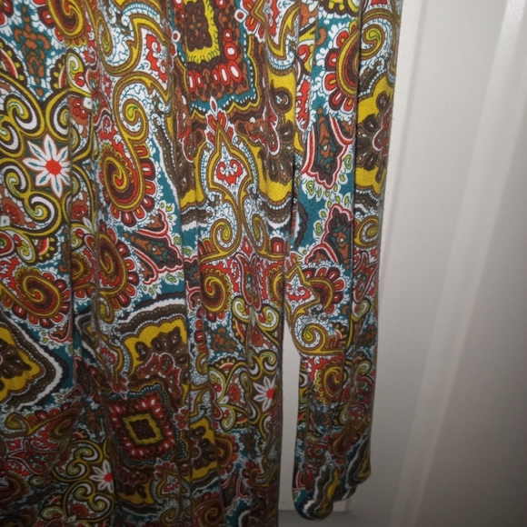 Ruby Rd. Long sleeve Abstract Multicolor Shirt/Blouse. Size Large - Picture 7 of 7